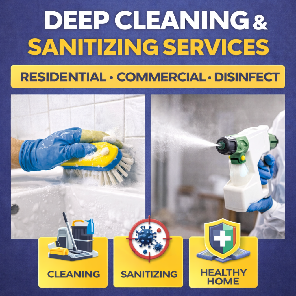 Deep Cleaning & Sanitizing Services