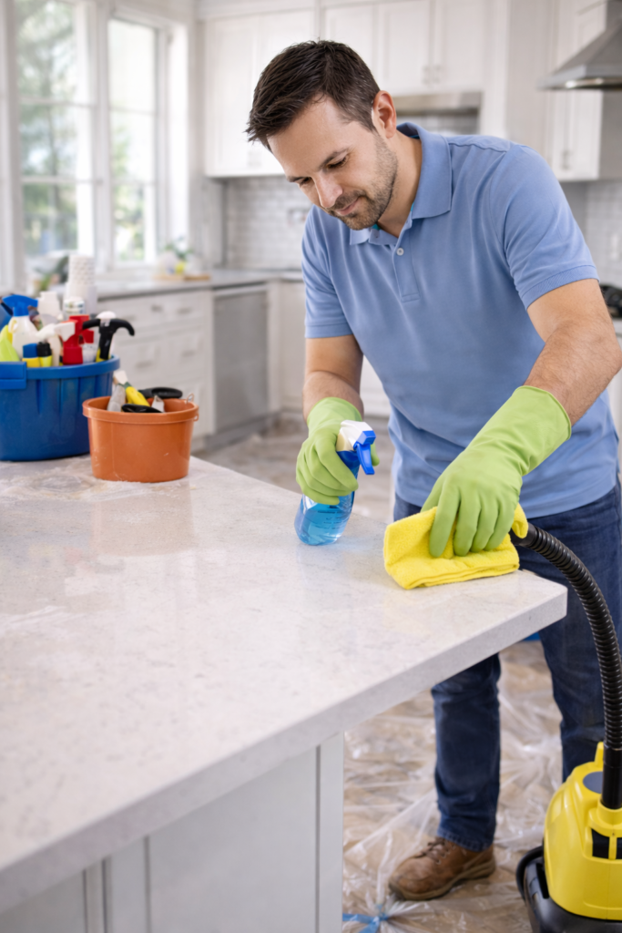 Services post construction & remodeling cleaning
