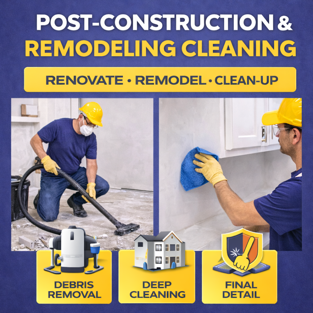 Post-Construction & Remodeling Cleaning